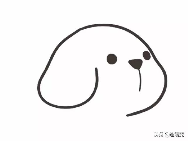 6个0画小狗（用六个零画一个小狗）