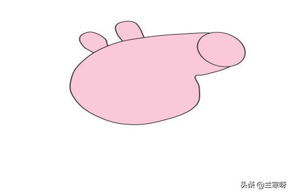 三只小猪盖房子的故事简笔画