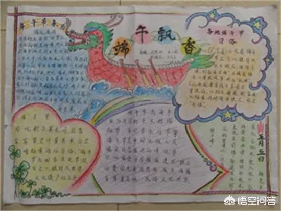 端午节手抄报内容80字（端午节手抄报内容 清晰 30字）